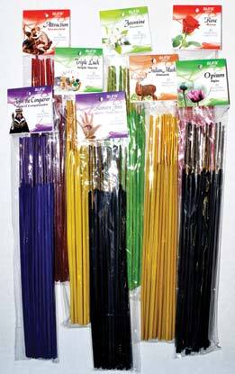 Incense sticks and cones