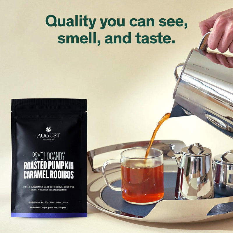 Psychocandy - Roasted Pumpkin Caramel Rooibos Tea (Caffeine Free)