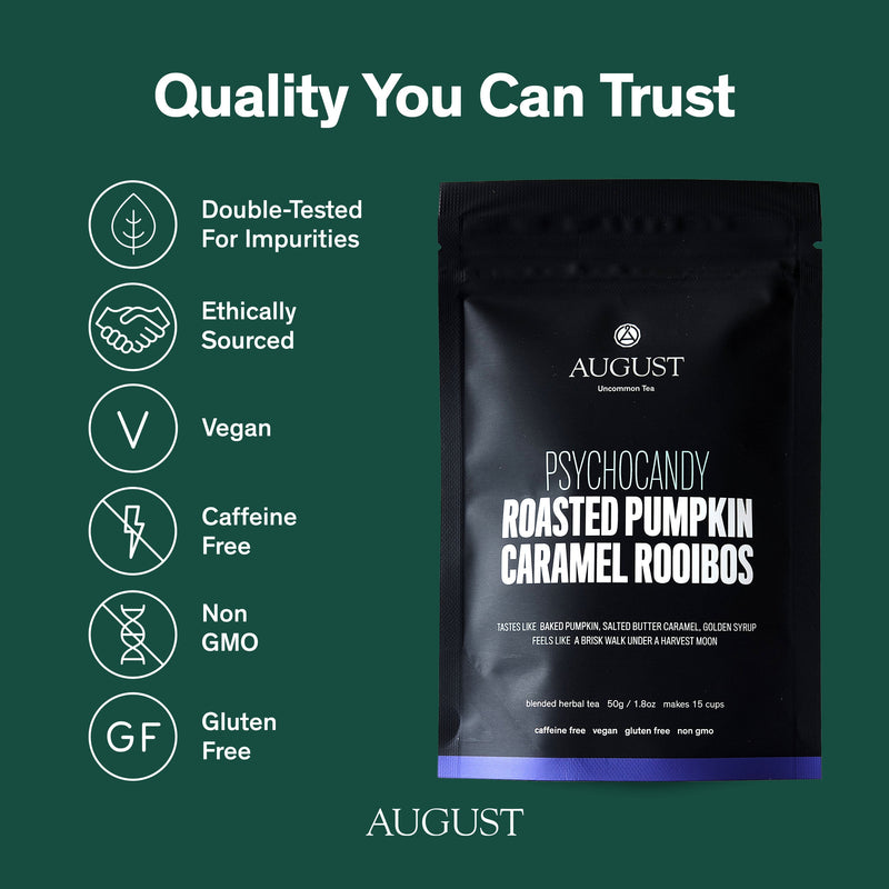 Psychocandy - Roasted Pumpkin Caramel Rooibos Tea (Caffeine Free)