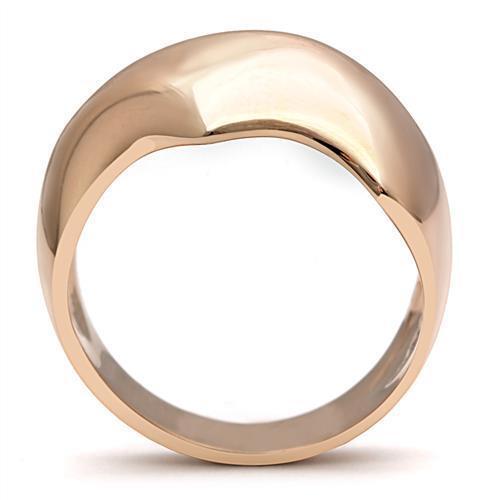 GL161 - Brass Ring IP Rose Gold(Ion Plating) Women No Stone No Stone