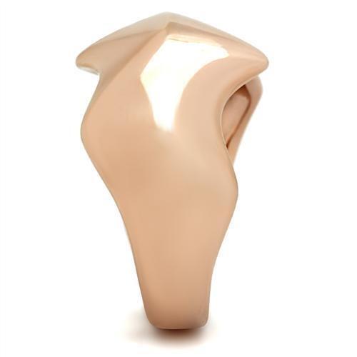 GL161 - Brass Ring IP Rose Gold(Ion Plating) Women No Stone No Stone