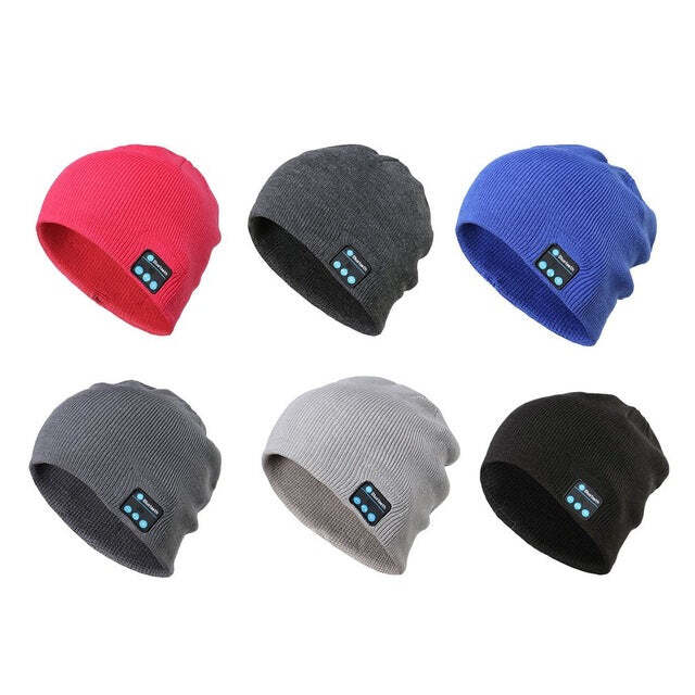 Color: LIGHT BLUE - Musical Beanie Bluetooth Hat