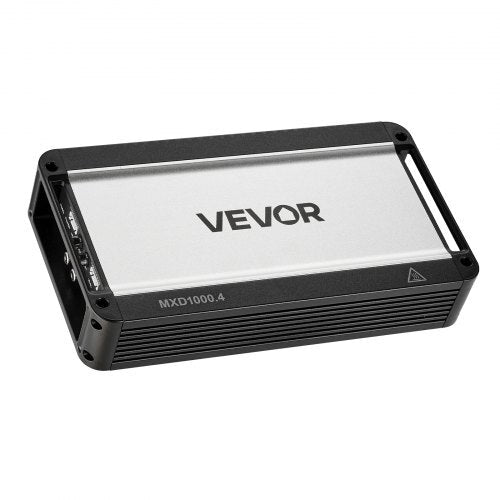 4 Channel Car Audio Amplifier 2 Ohm Stable Bridgeable Class D Full Range Amp Max Power 4 x 500W @ 4 Ohm / 4 x 1000W @ 2 Ohm for Car SUV Truck Off-Road