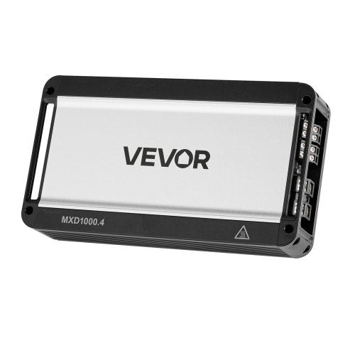 4 Channel Car Audio Amplifier 2 Ohm Stable Bridgeable Class D Full Range Amp Max Power 4 x 500W @ 4 Ohm / 4 x 1000W @ 2 Ohm for Car SUV Truck Off-Road