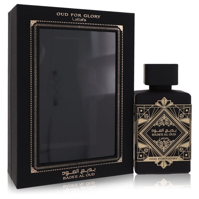 Lattafa Oud For Glory Badee Al Oud by Lattafa Eau De Parfum Spray (Unisex) 3.4 oz (Women)