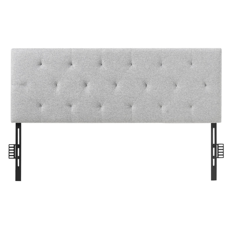 Headboard, Full Size Headboard with Adjustable Height, Comfortable Diamond Tufted for Full Size Bed, W 56.3 x H?35.6-47.4?inches, Ideal for Bedroom, Hotel, Homestay, Dormitory, Light Grey