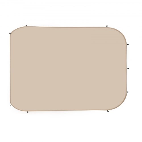 Sun Shade Sail Canopy Covers, Fit for 12 x 11 ft Screen House Tent, Sun Protection, 5.51 x 4.59 ft 300D Oxford Silver-Coated Fabric, Pack of 3 (Not Include Tent), for Outdoor Activities, Beige
