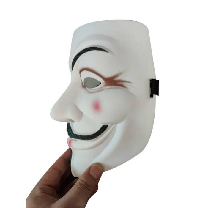 Hacker Mask V for Vendetta Mask for Kids Women Men Halloween Cosplay Costume