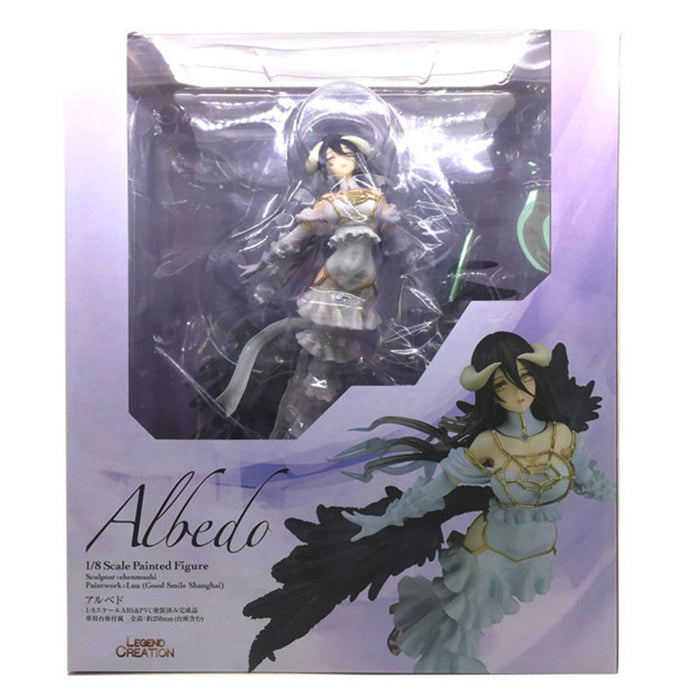 27cm Overlord Albedo So-Bin Anime Character Overlord III Albedo Action Figure Albedo Little Devil Pillow Sitting Swimsuit Albedo