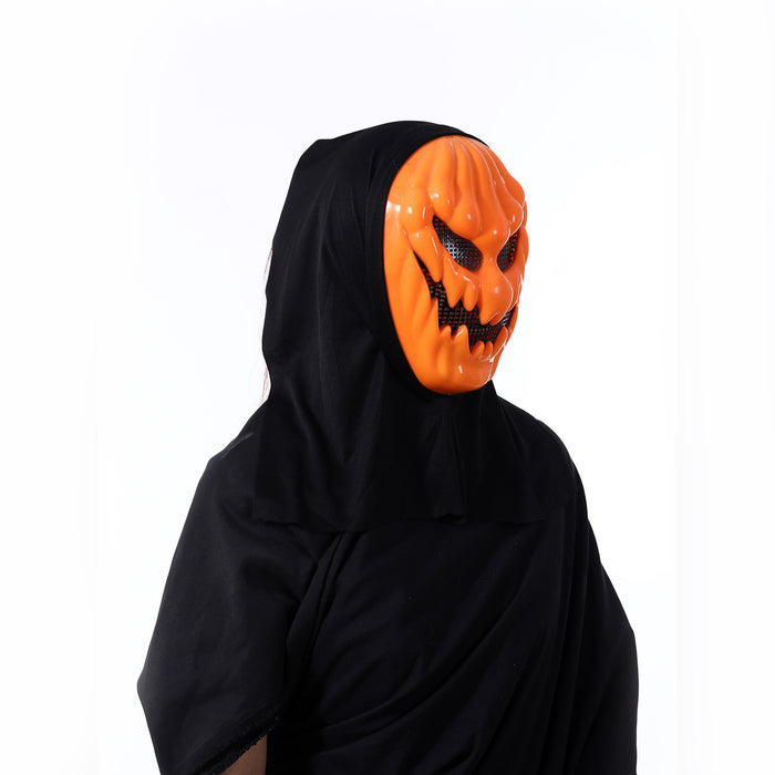 Halloween Party Pumpkin Horror Mask Plastic Three-dimensional Ghost Festival Simulation Head Suit Dress Up