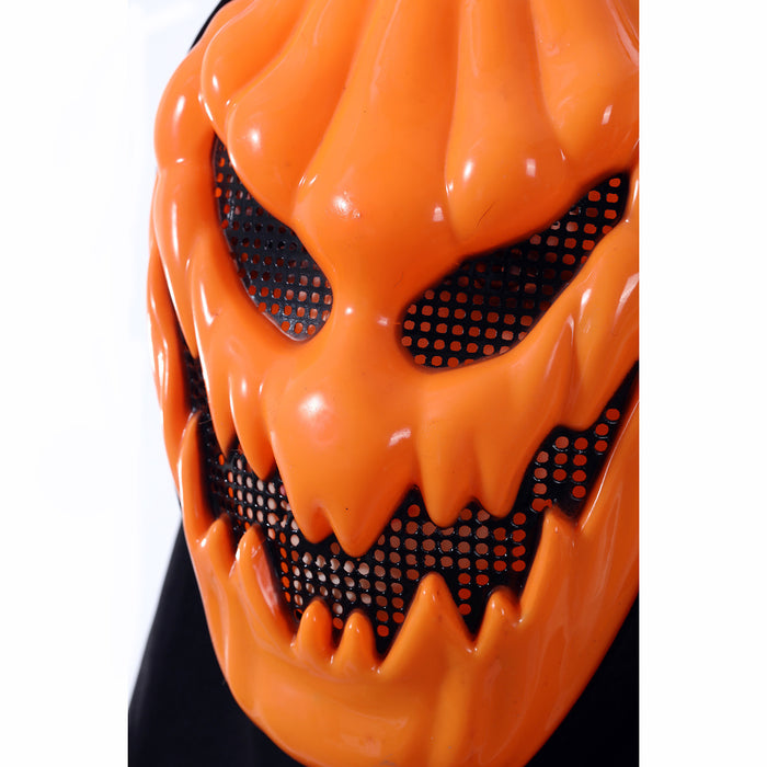 Halloween Party Pumpkin Horror Mask Plastic Three-dimensional Ghost Festival Simulation Head Suit Dress Up