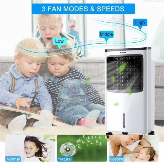 3-in-1 Portable Evaporative Air Conditioner Cooler with Remote Control