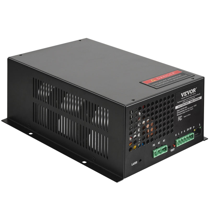 CO2 Laser Power Supply, 150W, Power Supply for 150W Laser Tube, Constant Current Protection, Open Circuit Protection, Fast Heat Dissipation, Compatible for Multi-brand Laser Engravers & Cutters