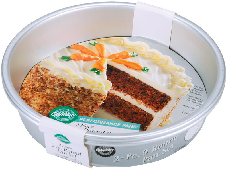 Wilton Performance Cake Pans Round 9 InchX2 Inch 1 Pack of 2 Piece