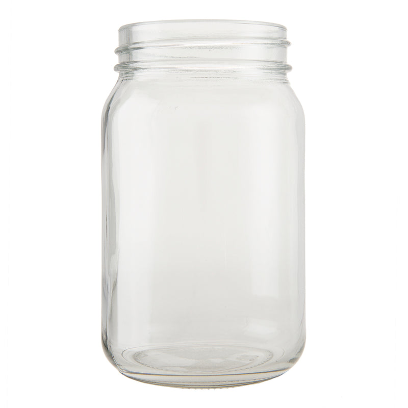 Gray Mercury Glass Mason Jar 5.5 Inches