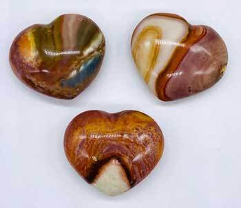 Jasper, Polychrome heart 1 1/4"