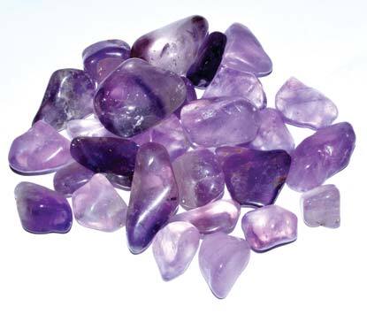 Amethyst tumbled stones 1 lb