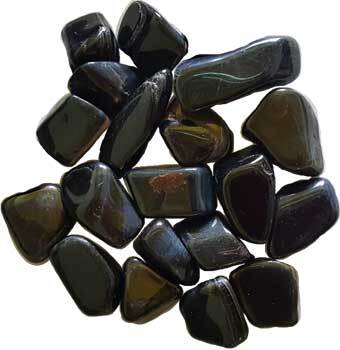 Tiger's Eye, Blue tumbled stones 1 lb