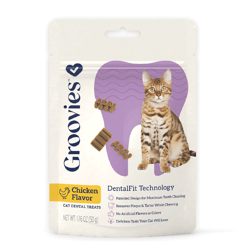 GROOVIES Cat Dental Treats 1.76oz