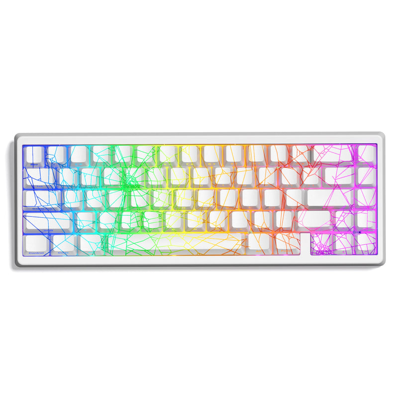 XVX M67 JadeStone Spider Web Tri-Mode RGB Mechanical Keyboard