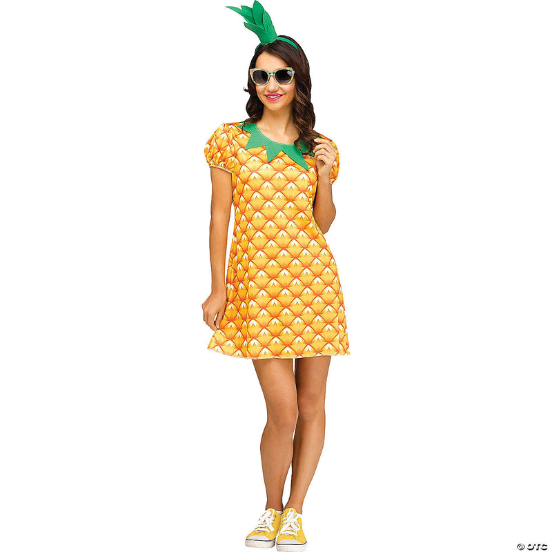 Adult Pineapple Cutie Costume Md or Lg 1014