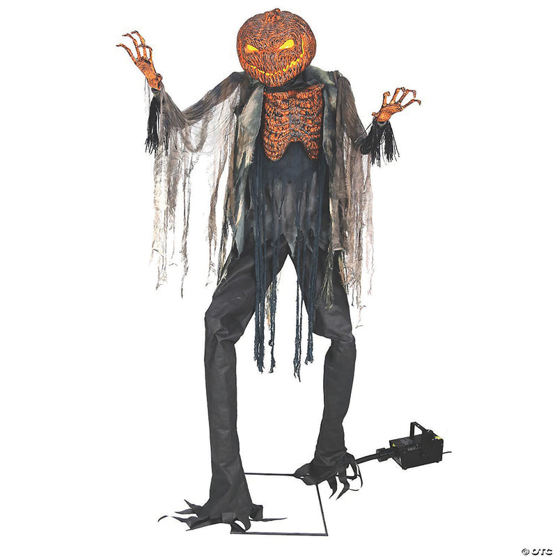 Scorched scarecrow w fog