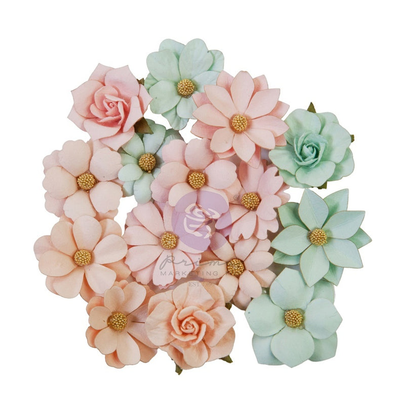Prima Marketing Mulberry Paper Flowers Dulce Miel Miel