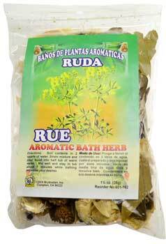 1 1/4oz Rue (Ruda) aromatic bath herb blend