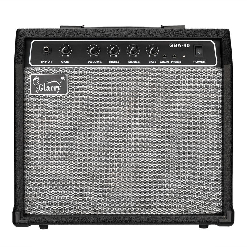 Glarry 40W GBA-40 Electric Bass Amplifier Black