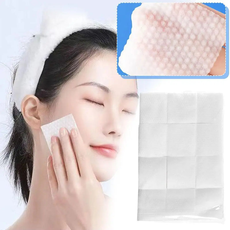 450/500/600PCS Disposable Makeup Cotton Wipes Soft Remover Pads Facial Cleansing Paper Wipe Cosmetic Pads