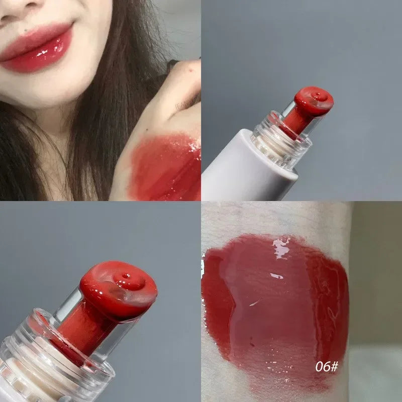 Crystal Jelly Lip Gloss Mirror Water Liquid Lipstick Moisturizing Long Lasting Sexy Lip Plumper Lip Tint Makeup Korean Cosmetics