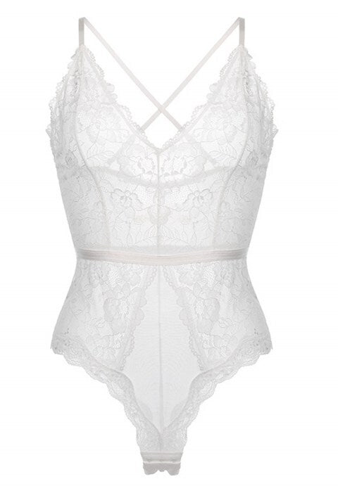 Sexy Lace Temptation Transparent Bodysuits