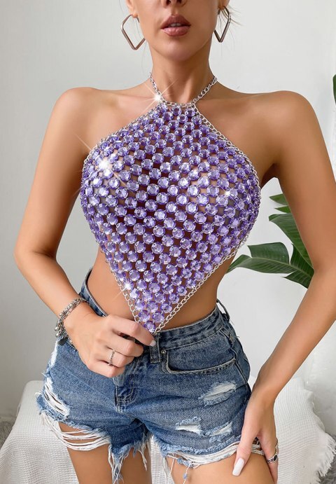 Sparkle And Shine Cropped Top