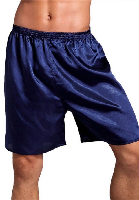 Plus Size Mens Silk Satin Boxers Shorts Underwear Sleep Pajama Lounge Shorts