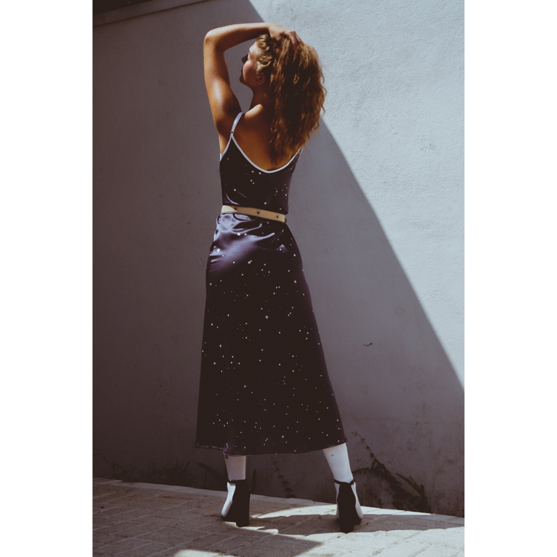 Andromeda Silk Dress - Twilight