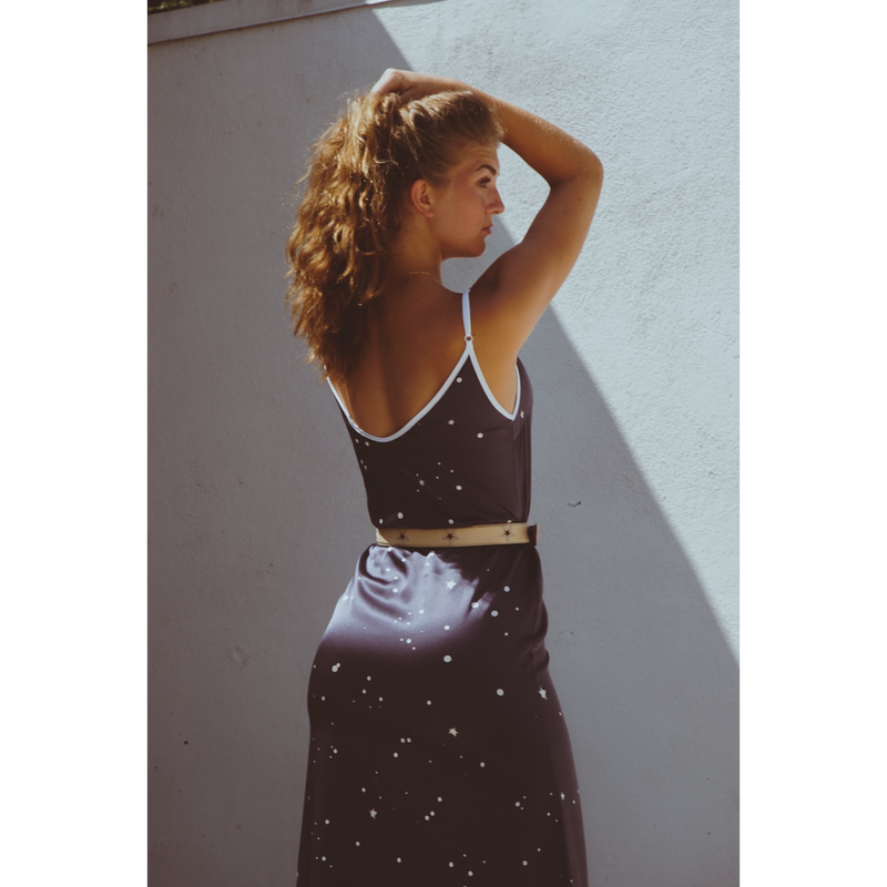 Andromeda Silk Dress - Twilight