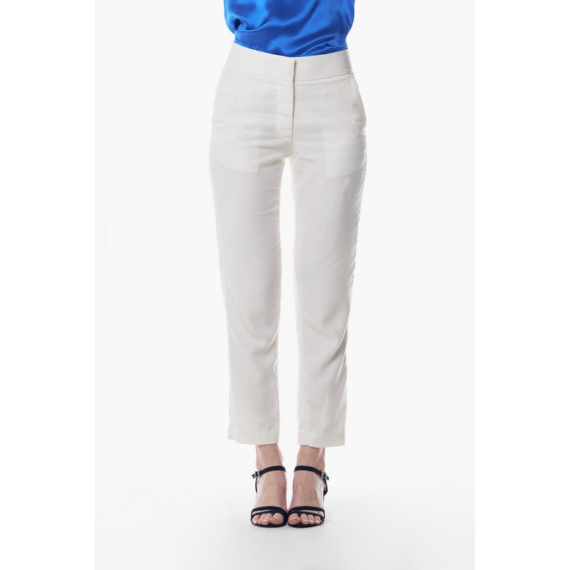 White Tailoring Slim Pants