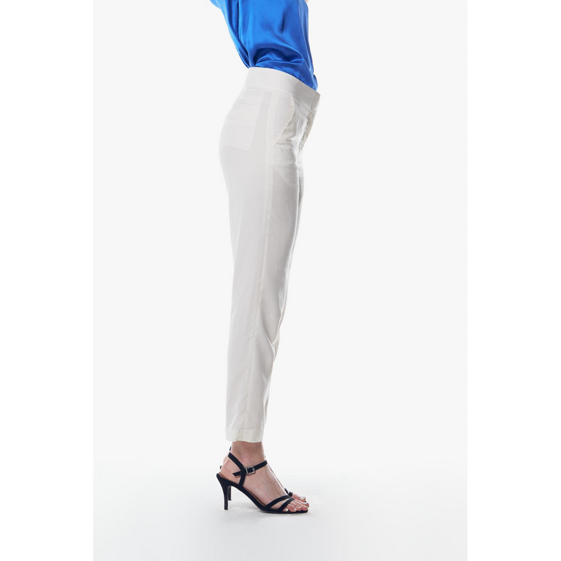 White Tailoring Slim Pants