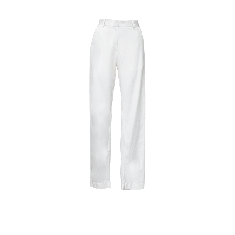 White Tailoring Slim Pants