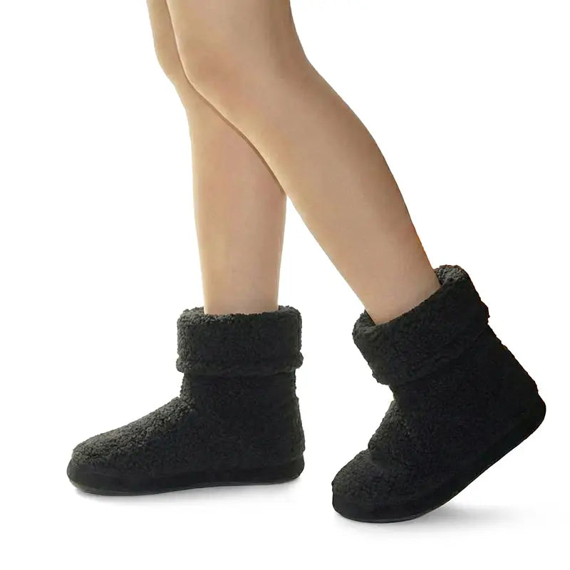 Polar Feet Men's Snugs - Black Berber