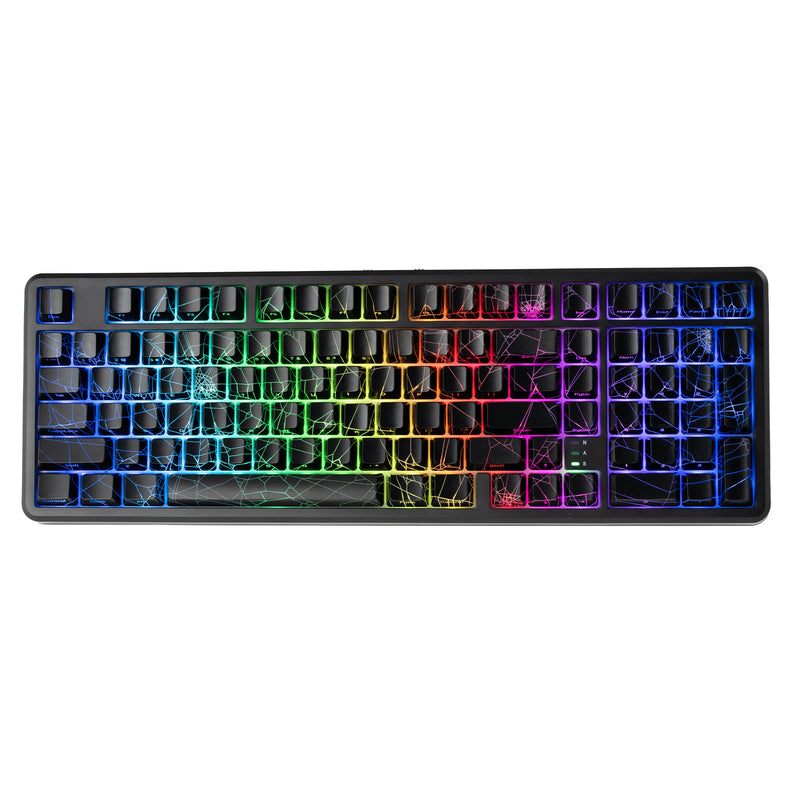 XVX M67 JadeStone Spider Web Tri-Mode RGB Mechanical Keyboard