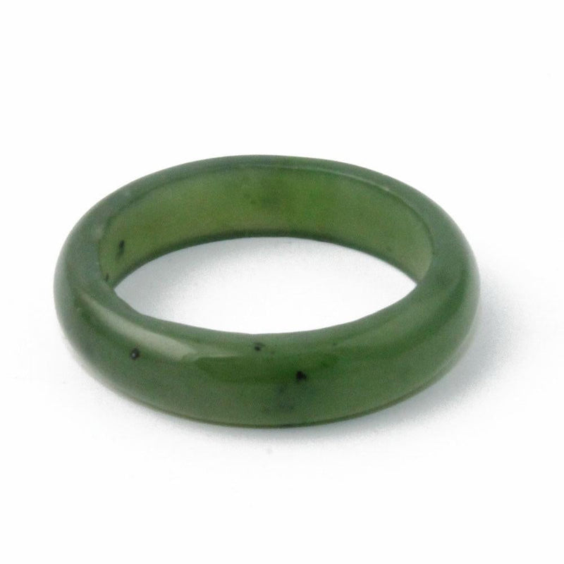 Narrow Jade Band Ring 5mm