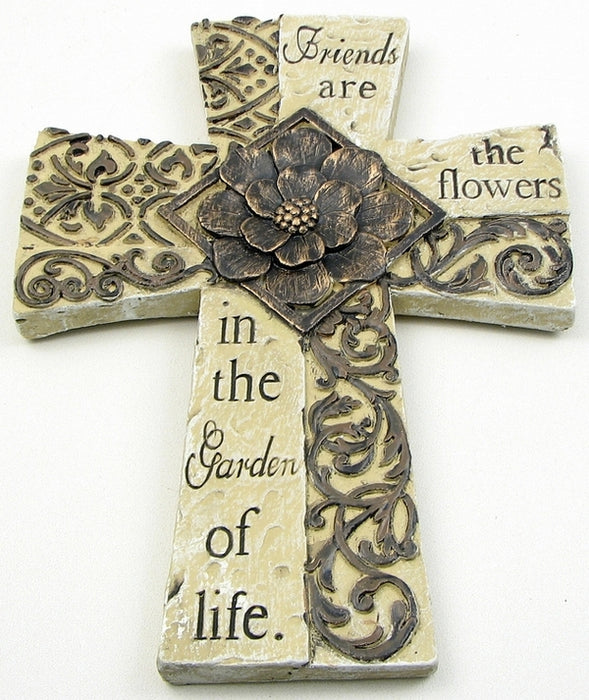 Cement Cross Wall Plaque