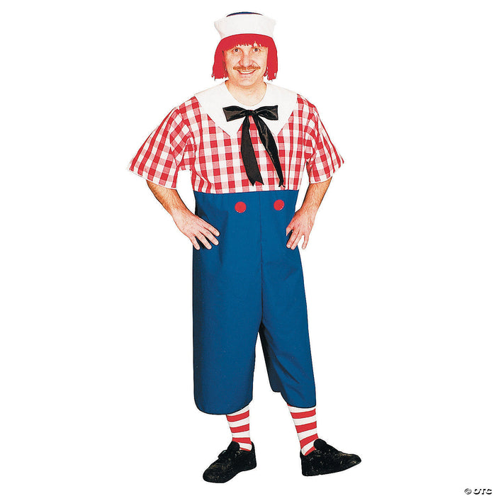 Men's raggedy andy costume