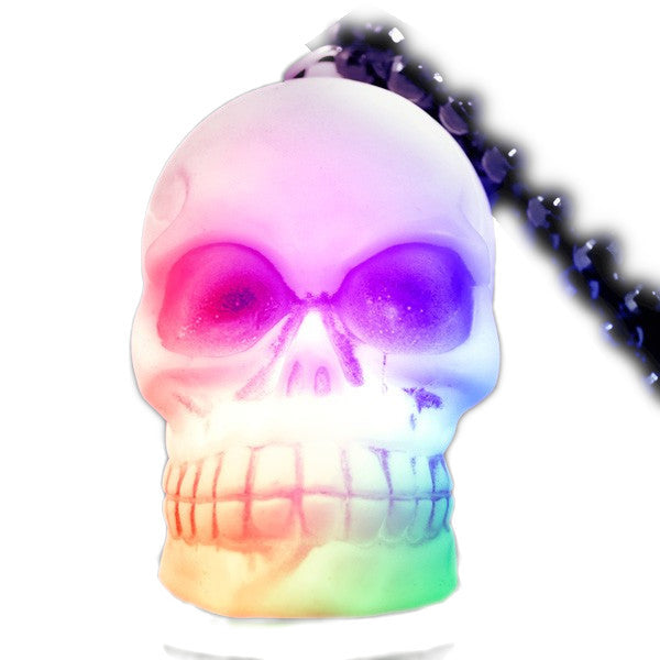 LED Soft Skeleton Skull Necklace