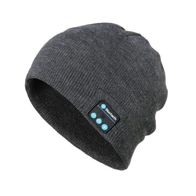 Color: Heather Gray - Musical Beanie Bluetooth Hat
