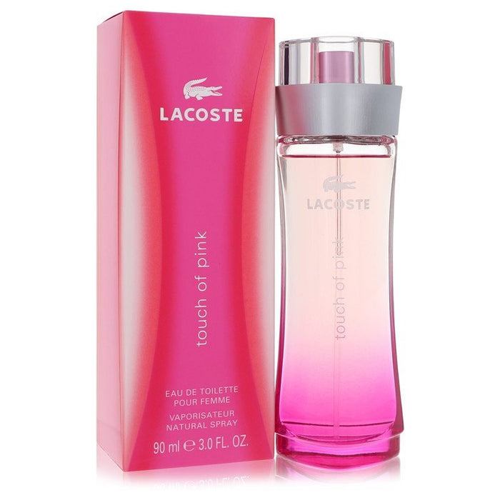 Touch of Pink by Lacoste Eau De Toilette Spray 3 oz (Women)