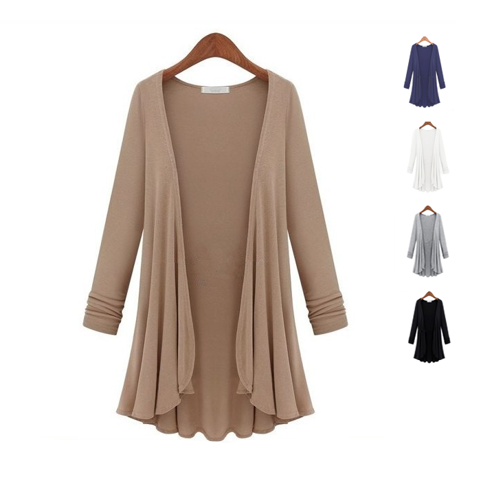 Color: Coffee Beans,Size: 2X-Large - Lux Drapes Classic Cardigans In 5 Colors
