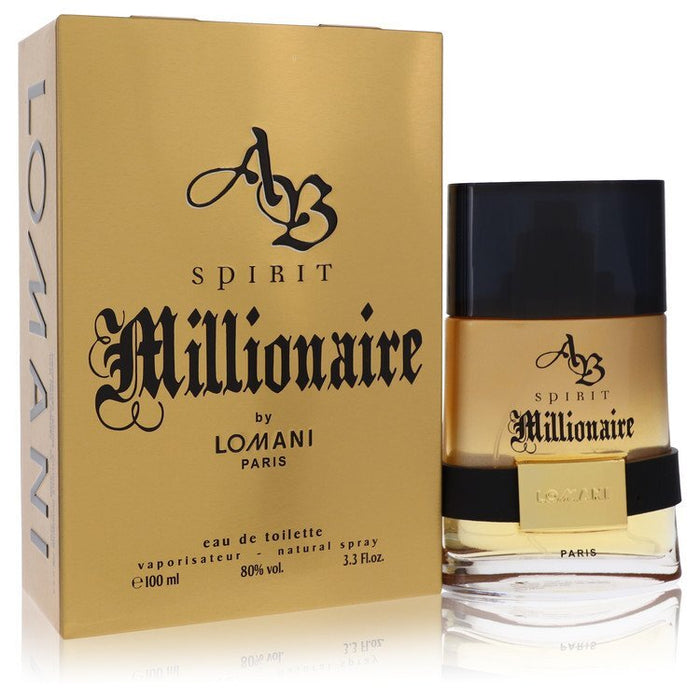Spirit Millionaire by Lomani Eau De Toilette Spray 3.3 oz (Men)
