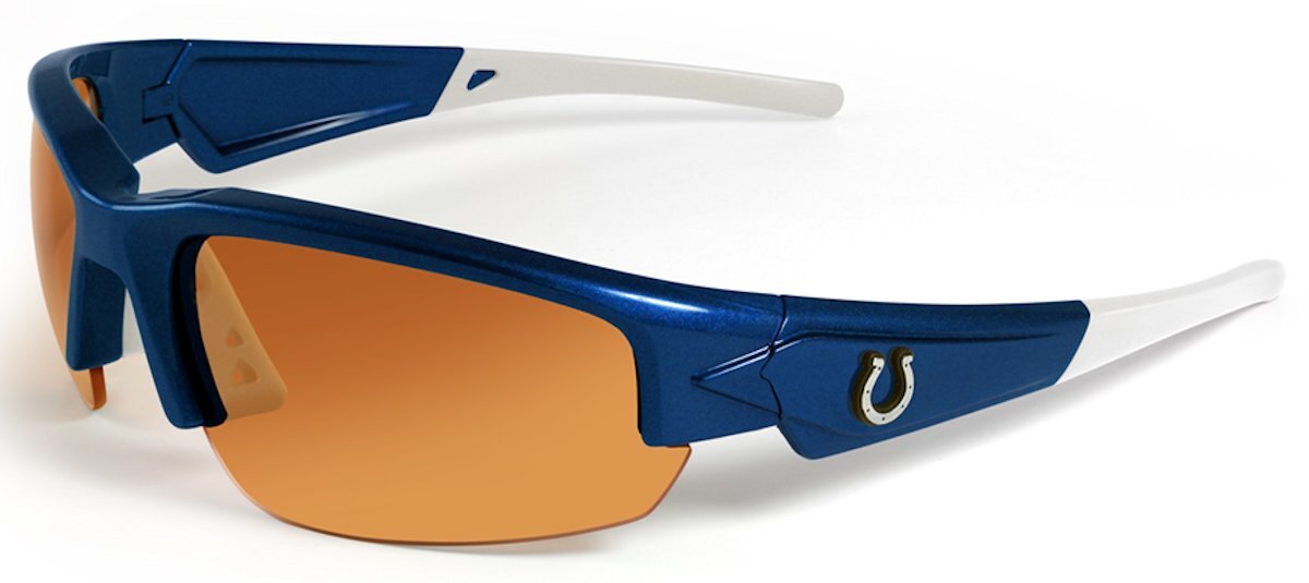 Indianapolis Colts Sunglasses - Dynasty 2.0 Blue with White Tips